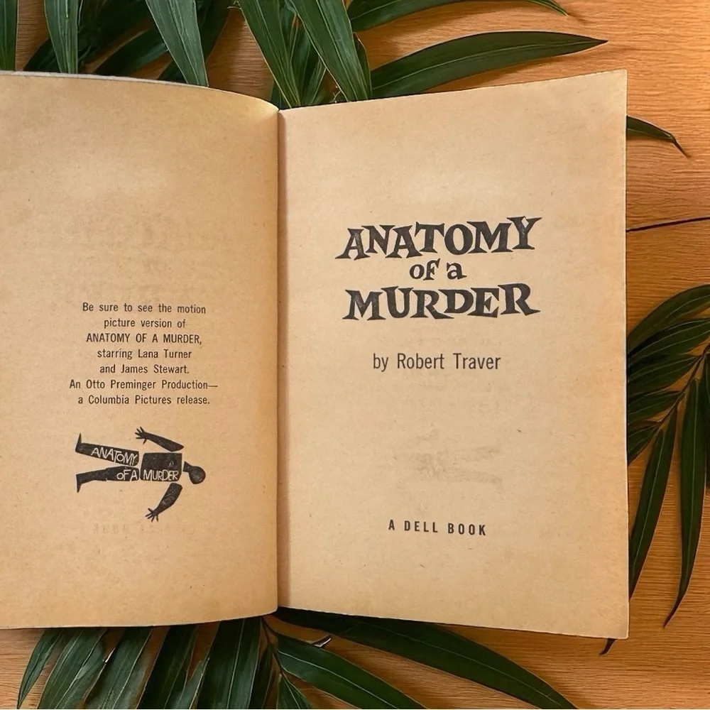 VINTAGE 1959 Paperback – Anatomy of a Murder by Robert Traver